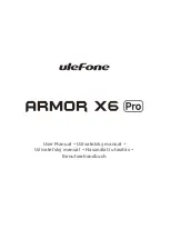 Предварительный просмотр 1 страницы Ulefone ARMOR X6 Pro User Manual