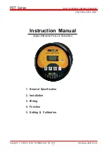 ULFA TECHNOLOGY JANITOR PDT Series Instruction Manual preview