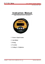 ULFA TECHNOLOGY JANITOR PLT Series Instruction Manual preview