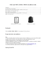 Preview for 1 page of UlifeCam U5820Y Installation Manual