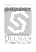 Предварительный просмотр 5 страницы UllMann Glide 1600 Instruction Manual