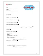 Preview for 14 page of Ulma LAMBDA Installation And Maintenance Manual