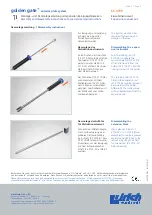 Предварительный просмотр 3 страницы ulrich medical golden gate CS 3715 Assembly And Disassembly Instructions With Special Cleaning Instructions