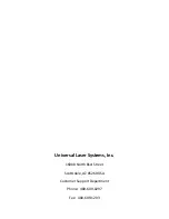 Preview for 2 page of ULS VersaLaser VL-200 Safety & Installation Instructions