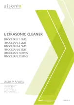 ulsonix PROCLEAN 1.3MS User Manual preview