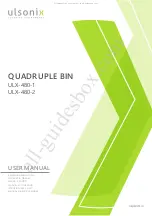 ulsonix QUADRUPLE BIN User Manual preview