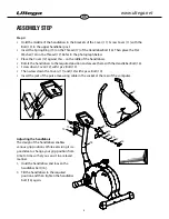 Preview for 8 page of ultega ERGOMETER RACER 600 User Manual