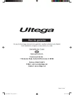 Preview for 26 page of ultega US330300000017 User Manual