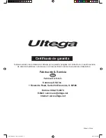 Preview for 38 page of ultega US330300000017 User Manual