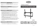 Preview for 1 page of Ultima 820935 Installation Instructions