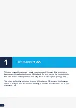 Предварительный просмотр 4 страницы Ultimaker 2 Go User Manual