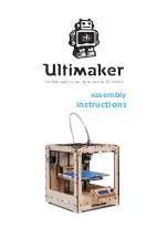 Ultimaker ORIGINAL+ Assembly Instructions Manual предпросмотр