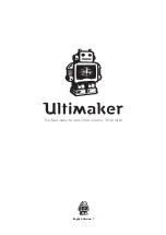 Предварительный просмотр 109 страницы Ultimaker Original Assembly Instructions Manual