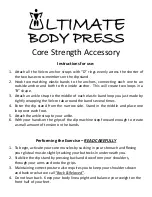 ULTIMATE BODY PRESS Core Strength Instructions For Use preview