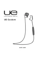 Preview for 1 page of Ultimate Ears custom User Manual