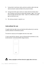 Preview for 7 page of Ultimate Healthcare UBEE0001-2 User Manual