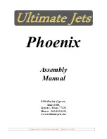 Ultimate jets Phoenix MK 2 Assembly Manual preview