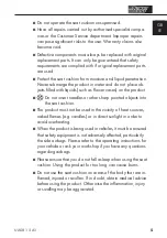 Preview for 8 page of ULTIMATE SPEED 100113 Operating Instructions Manual