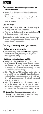 Preview for 6 page of ULTIMATE SPEED 296998 Operating Instructions Manual