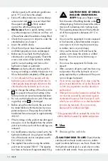 Preview for 14 page of ULTIMATE SPEED 303565 Operation And Safety Notes