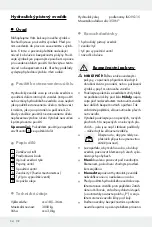 Предварительный просмотр 34 страницы ULTIMATE SPEED 303565 Operation And Safety Notes