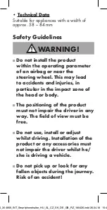 Preview for 35 page of ULTIMATE SPEED 304669 Instructions For Use And Safety Manuallines