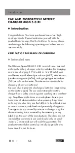 Preview for 9 page of ULTIMATE SPEED 340564 1910 Translation Of The Original Instructions