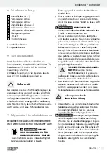 Предварительный просмотр 7 страницы ULTIMATE SPEED 340572 1910 Operation And Safety Notes