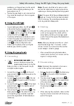 Preview for 9 page of ULTIMATE SPEED 354273 2010 Operation And Safety Notes