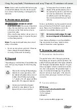 Preview for 10 page of ULTIMATE SPEED 354273 2010 Operation And Safety Notes