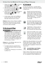 Предварительный просмотр 10 страницы ULTIMATE SPEED DIS-159 Operation And Safety Notes