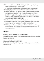 Preview for 13 page of ULTIMATE SPEED HG07154 Assembly And Safety Advice