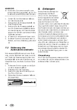 Preview for 10 page of ULTIMATE SPEED UAMM 12 B2 Operating Instructions Manual