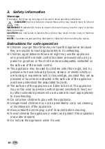 Preview for 16 page of ULTIMATE SPEED UAMM 12 B2 Operating Instructions Manual