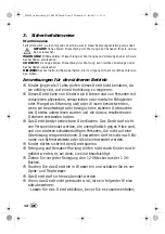 Предварительный просмотр 14 страницы ULTIMATE SPEED UASB 12 C2 Operating Instructions Manual