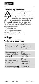 Preview for 71 page of ULTIMATE SPEED UKLL 5 A1 Operating Instructions Manual