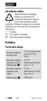 Preview for 127 page of ULTIMATE SPEED UKLL 5 A1 Operating Instructions Manual