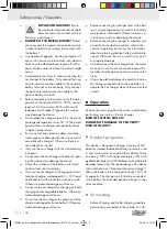 Предварительный просмотр 8 страницы ULTIMATE SPEED ULG 12 A1 Operation And Safety Notes