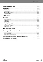 Preview for 5 page of ULTIMATE SPEED ULG 15 B4 Operation And Safety Notes