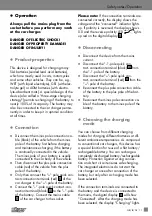 Preview for 11 page of ULTIMATE SPEED ULG 15 B4 Operation And Safety Notes