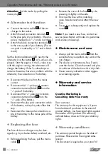 Preview for 14 page of ULTIMATE SPEED ULG 15 B4 Operation And Safety Notes