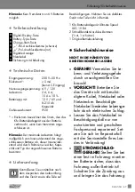 Preview for 67 page of ULTIMATE SPEED ULG 15 B4 Operation And Safety Notes