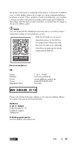 Preview for 21 page of ULTIMATE SPEED ULGD 5.0 C1 Original Instructions Manual