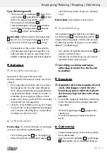 Preview for 17 page of ULTIMATE SPEED UMK 10 B2 Operation And Safety Notes