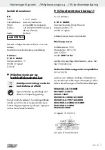 Preview for 19 page of ULTIMATE SPEED UMK 10 B2 Operation And Safety Notes