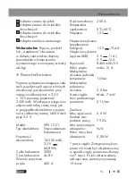 Preview for 100 page of ULTIMATE SPEED UPK 10 C1 Operation And Safety Notes