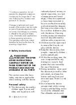 Preview for 10 page of ULTIMATE SPEED UPK 10 E2 Operation And Safety Notes