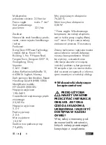 Preview for 126 page of ULTIMATE SPEED UPK 10 E2 Operation And Safety Notes