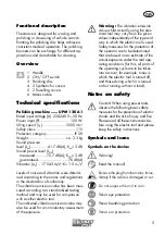 Preview for 5 page of ULTIMATE SPEED UPM 120 A1 Translation Of The Original Instructions