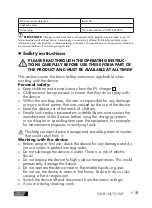 Preview for 9 page of ULTIMATE SPEED USWB 11 A2 Operation And Safety Notes